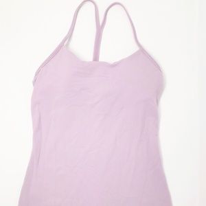 Lululemon Athletica Power Y Tank Bra Top Purple 4